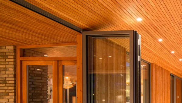 Siberian larch paneling